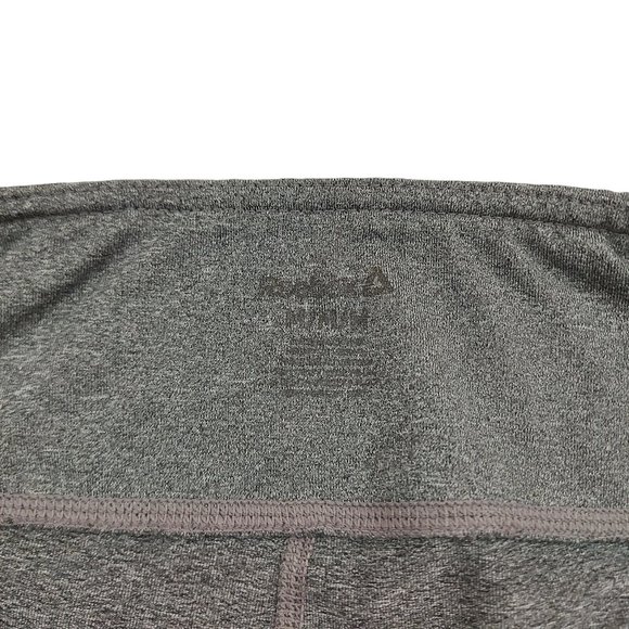 Reebok Capri Leggings Womens Size Medium Breathable Workout Running Gray - Picture 8 of 9
